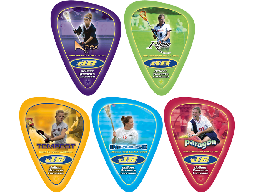 deBeer Lacrosse Hang Tags