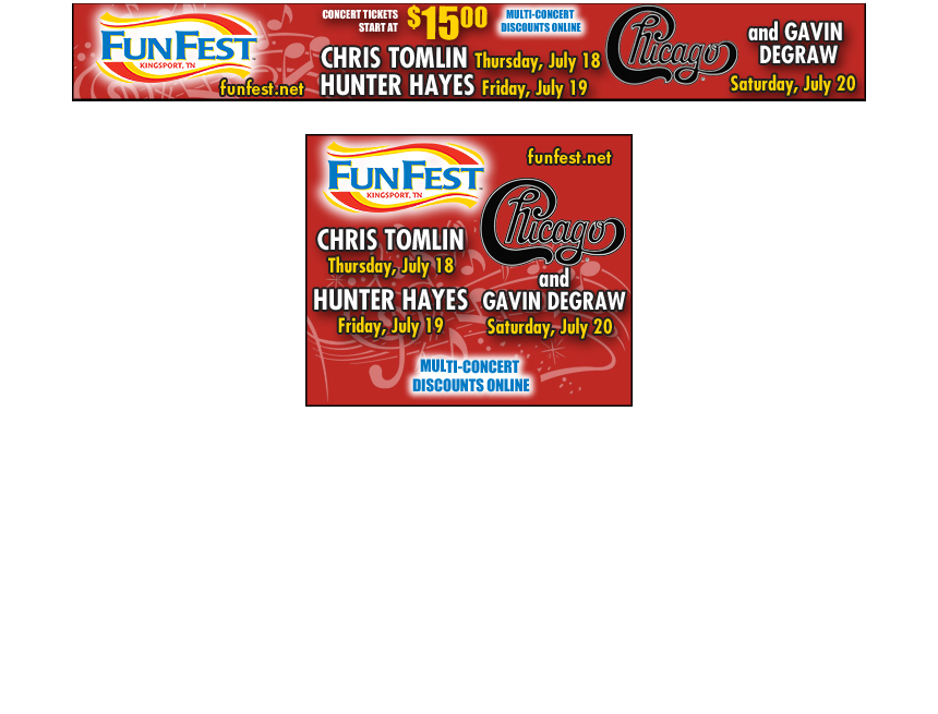 Fun Fest Web Banners