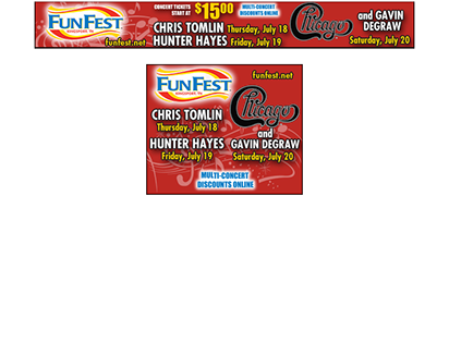 Fun Fest Web Banners