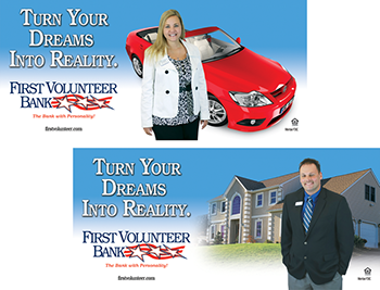 First Volunteer Bank Outdoor Boards