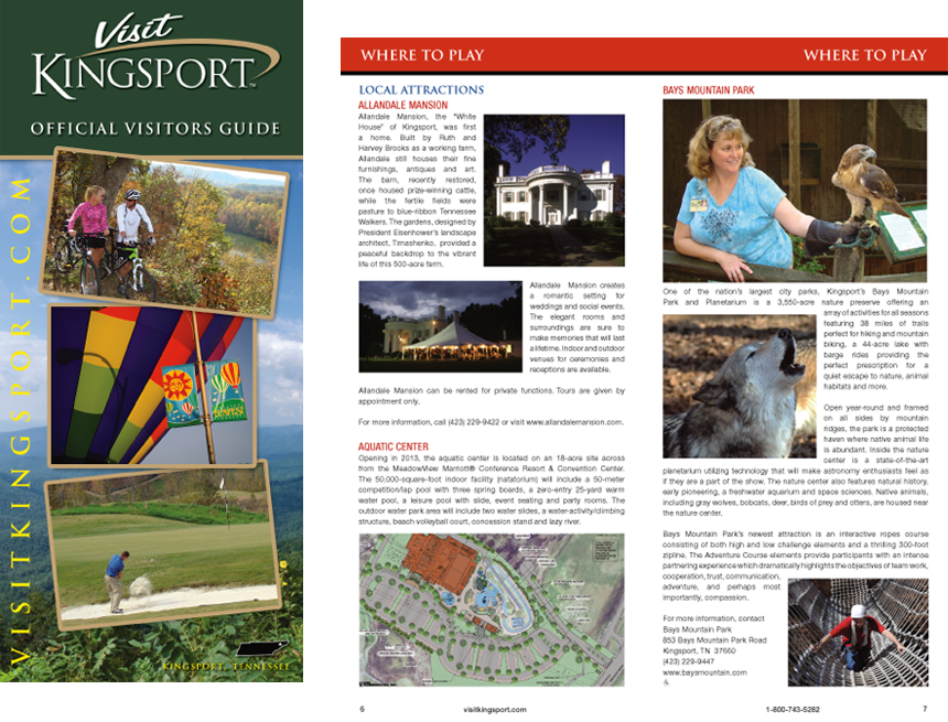 Kingsport CVB Visitors Guide