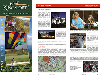 Kingsport CVB Visitors Guide