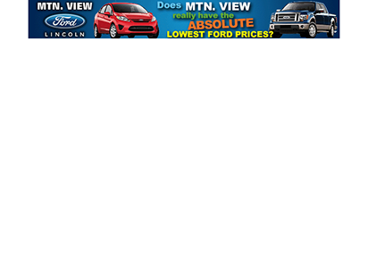 Mountain View Ford Lincoln Web Banner