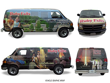 Ruby Falls Vehicle Wrap