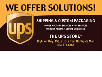 UPS Store Outdoor Board